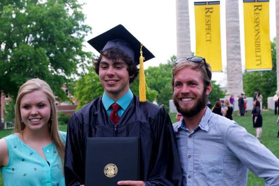 Got to spend the past two weekends with these fine people. Multiple things to say about this photo. First, great to spend time on the University of Missouri campus again. Miss that place. And Columbia in general. Proud of my younger (obviously not little) bro for getting two degrees in four years. And doing it with #madsteaze. Four people in my immediate family have attended college. Between us we have eight degrees (seven from the University of Missouri). No pressure, Lydia. Later that evening I had a good friend tell me I looked homeless. Now I know what he was talking about. Have a feeling all of that hair will be coming off soon.